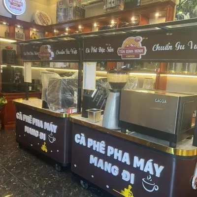 Bán xe cafe mang đi
